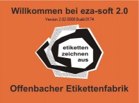 eza-soft 2.0 - Etikettensoftware - * Kostenfreie Downloadversion eza-soft 2.0 - Etikettensoftware - * Kostenfreie Downloadversion