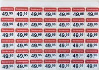 Preisetikett "Sonderpreis", 22 x 16 mm, mit Preiseindruck Preisetikett "Sonderpreis", 22 x 16 mm, mit Preiseindruck