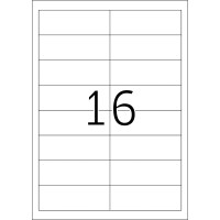 HERMA Special Inkjet, A4 - 97,0 x 33,8 mm, weiß HERMA Special Inkjet, A4 - 97,0 x 33,8 mm, weiß