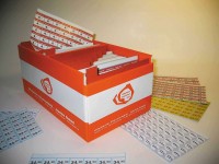 Etiketten-Box mit 42-teiligem Register Etiketten-Box mit 42-teiligem Register