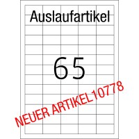 HERMA Special Inkjet, A4 - 38,1 x 21,2 mm, weiß HERMA Special Inkjet, A4 - 38,1 x 21,2 mm, weiß