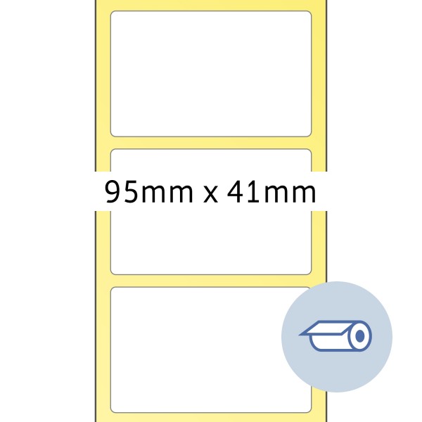 HERMA Rollen-Etiketten, Thermotransfer, 95 x 41 mm, weiß seidenmatt