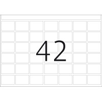 DP 1 Druckerpackung, weiß, 16 x 22 mm DP 1 Druckerpackung, weiß, 16 x 22 mm